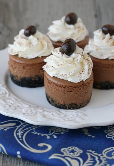 Mini Cheesecake Recipes: Mini Kahlua Cheesecake