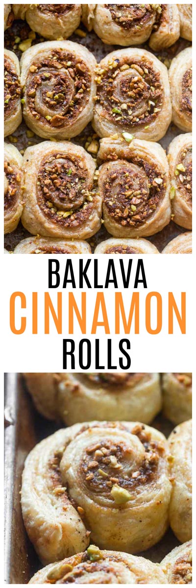 Baklava Cinnamon Rolls