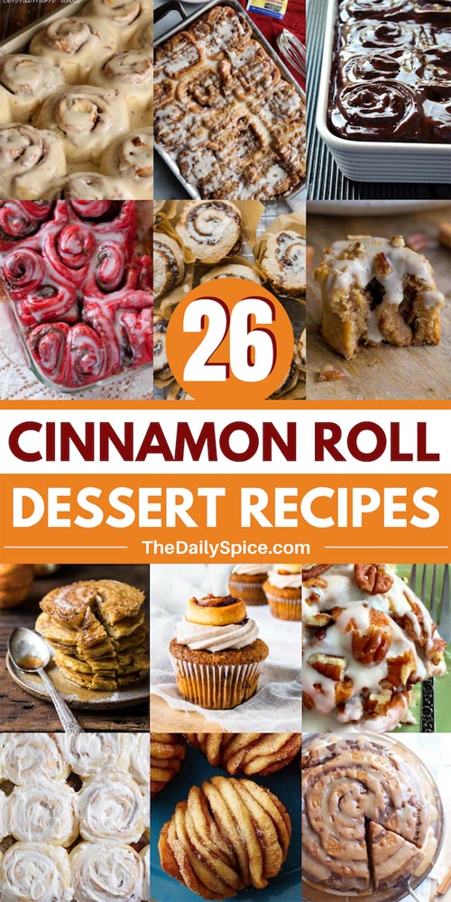 Cinnamon Roll Dessert Recipes