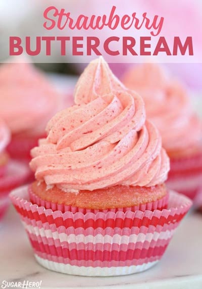 Buttercream frosting recipes: Strawberry Buttercream Recipe