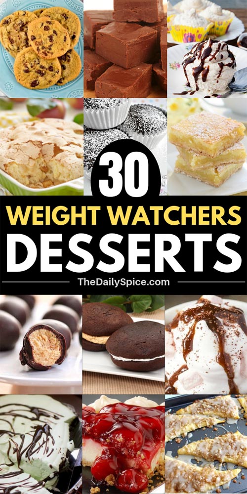 30 Weight Watchers Desserts Recipes With Smartpoints The Daily Spice