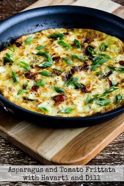 Vegetarian Keto Recipes: Asparagus And Tomato Frittata