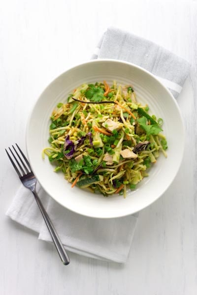 Filling Keto Salad Recipes: Thai Peanut Keto Chicken Salad