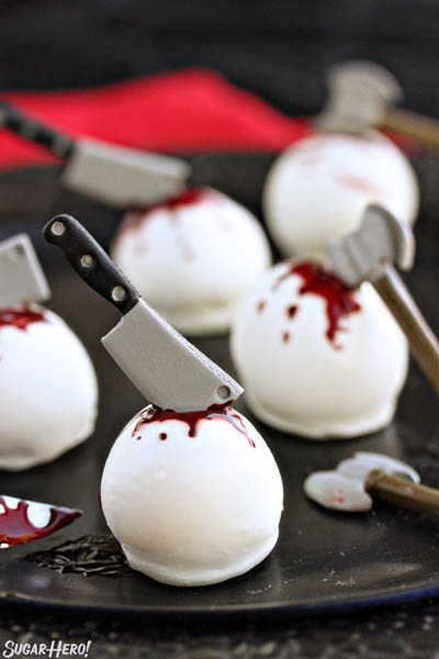 Fun Halloween Snack Ideas and Halloween Treats: Bloody Truffles