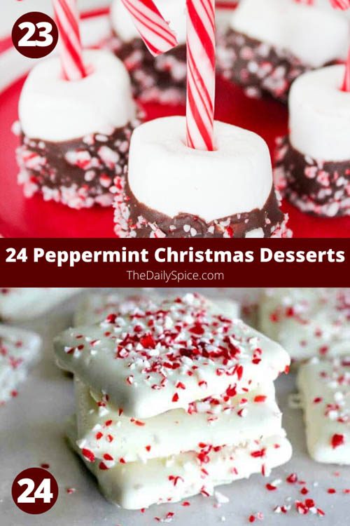 24 Peppermint Christmas Desserts: Holiday Treats - The Daily Spice