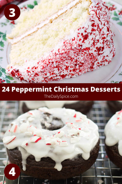 Peppermint Christmas Desserts perfect for the holidays