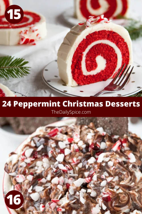 24 Peppermint Christmas Desserts: Holiday Treats - The Daily Spice