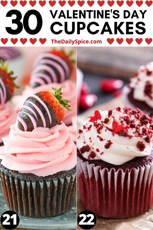 30 Valentines Day Cupcakes Recipes