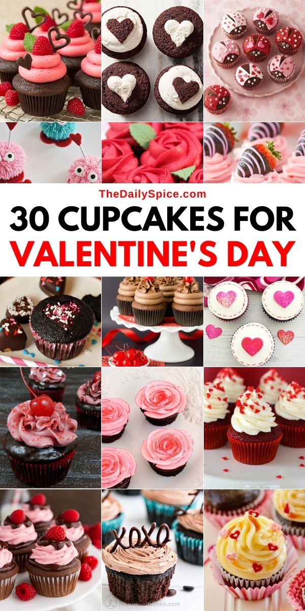 30 Valentines Day Cupcakes Recipes