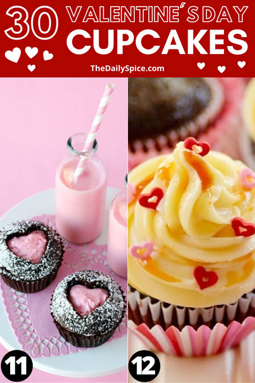 30 Valentines Day Cupcakes Recipes