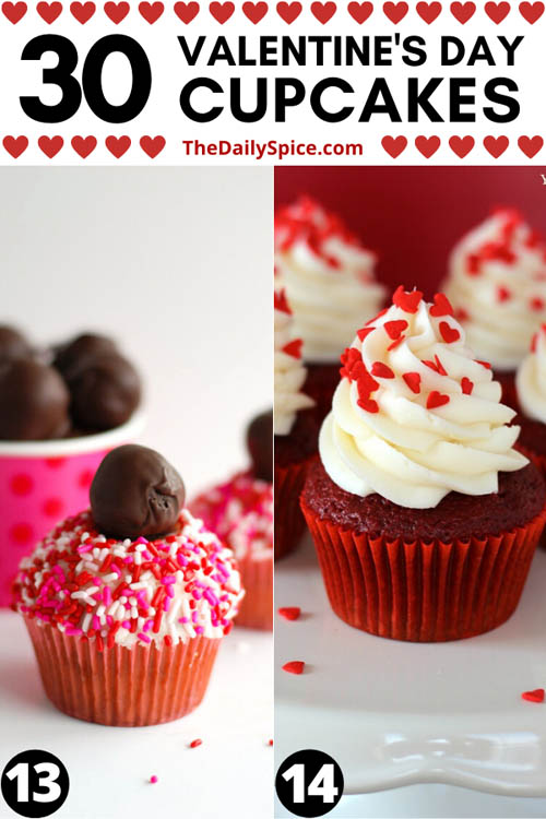 30 Valentines Day Cupcakes Recipes