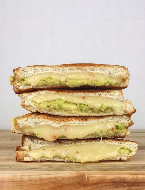 Meatless meal recipes: Avocado Grilled Cheese