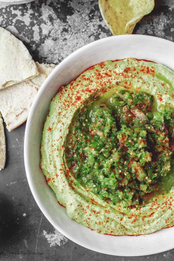 Homemade hummus recipes: Avocado Hummus