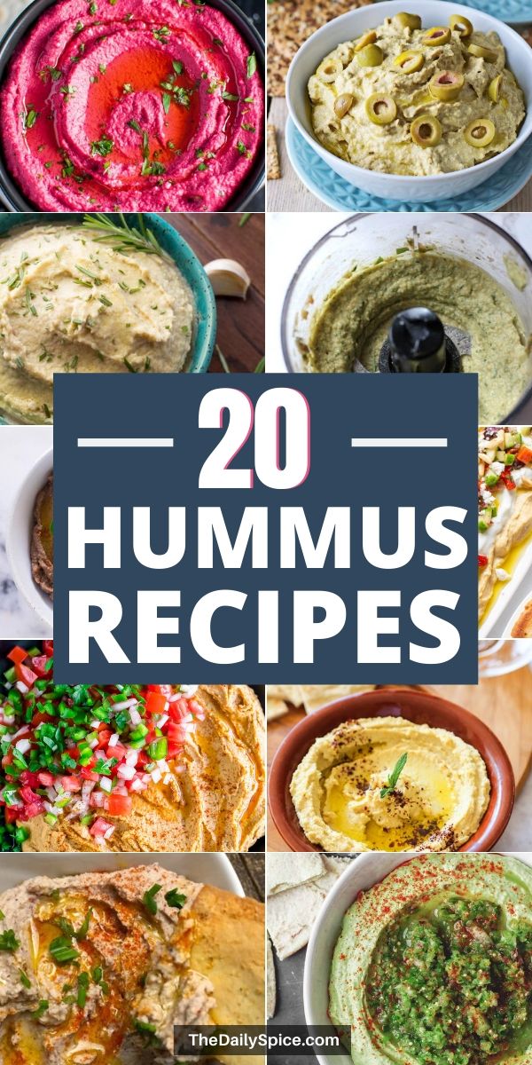 20 Homemade hummus recipes