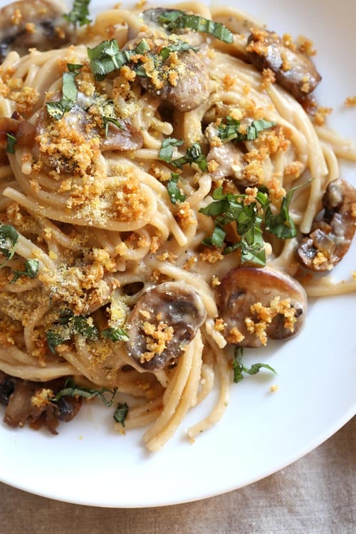 Meatless meal recipes: Instant Pot Mushroom Tetrazzini