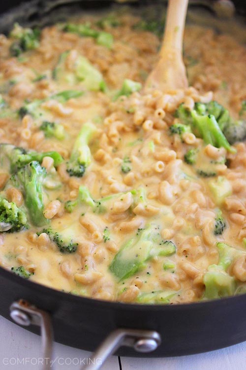 Skinny Baked Broccoli Macaroni And Cheese