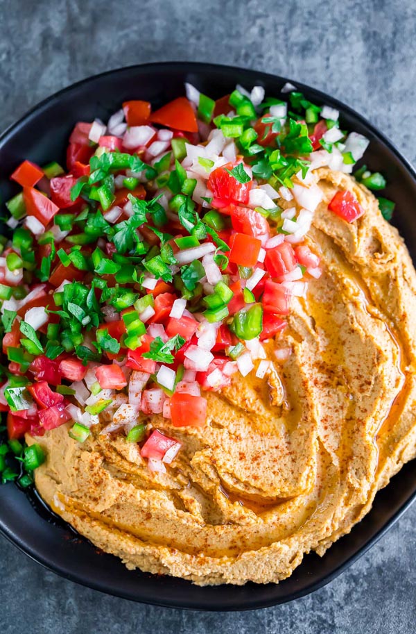 Homemade hummus recipes: Taco Hummus