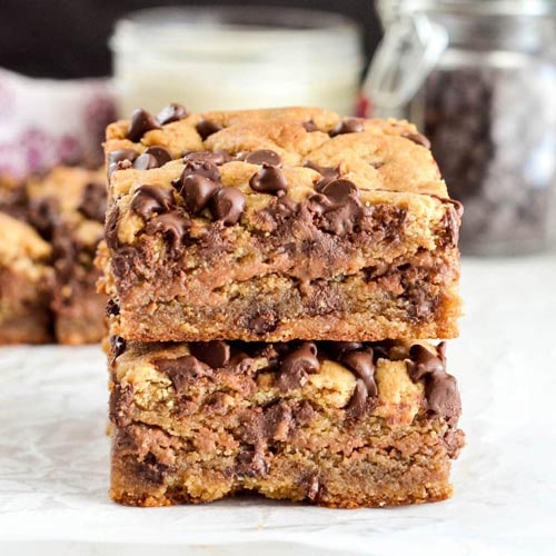 Sugar free desserts: Vegan Paleo Blondies