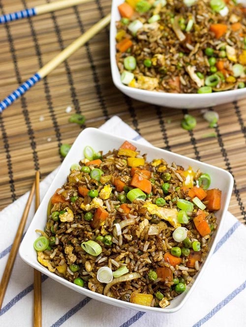 Meatless meal recipes: Vegetarian Fried Rice