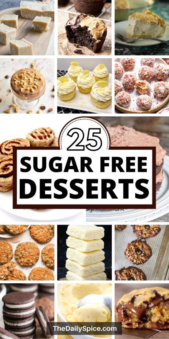 25 Easy Sugar Free Desserts You Can Make Today - The Daily Spice