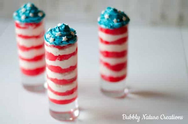 4th Of July Desserts: Patriotic Mini Parfaits