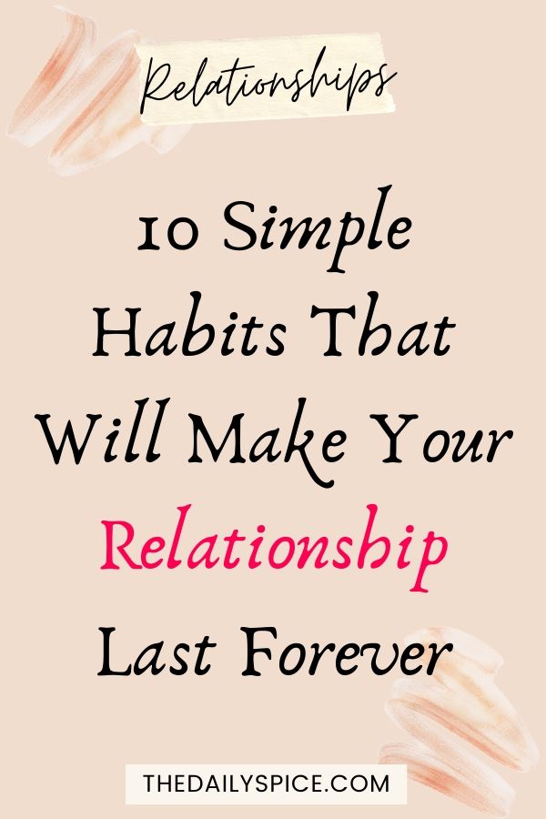 Tips For A Healthy Relationship