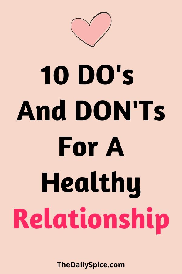 10 Secret Tips For A Healthy Relationship The Daily Spice 4757