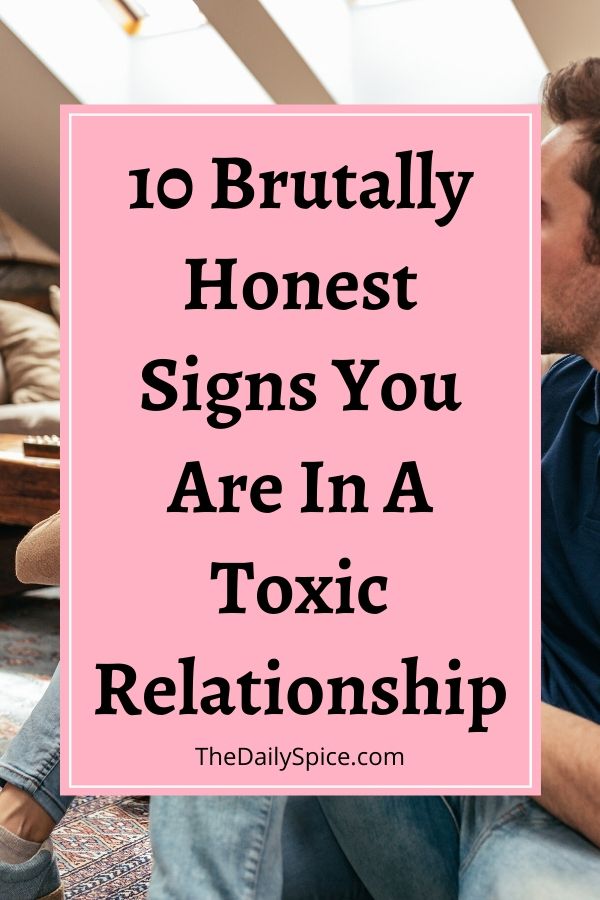 Being signs bad relationship in a of 10 Signs