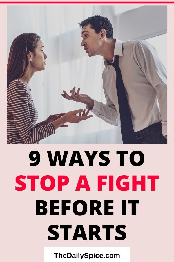 How To Stop Fighting In A Relationship