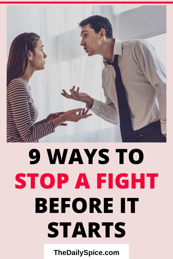 How To Stop Fighting In A Relationship - The Daily Spice