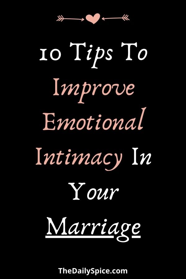 Improve Intimacy In Your Relationship