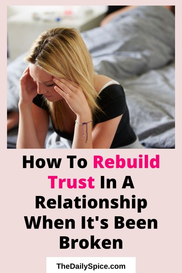 Rebuild Trust In A Relationship